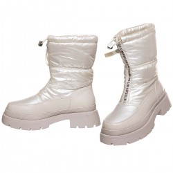 Cizme de zapada Imblanite Bej - Treva