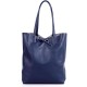 Geanta Bleumarin Shopper din Piele Naturala - Atesa Geanta Bleumarin Shopper din Piele Naturala - Atesa