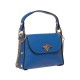Geanta cu Albina Mini Bee din Piele Albastra - Juana