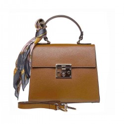 Geanta Office cu esarfa Piele Maro - Eline