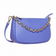 Geanta cu lant pentru mana sau bareta umar Piele Indigo - Alora