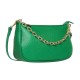 Geanta cu lant pentru mana sau bareta umar Piele Verde - Alora Geanta cu lant pentru mana sau bareta umar Piele Verde - Alora