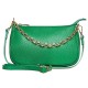 Geanta cu lant pentru mana sau bareta umar Piele Verde - Alora Geanta cu lant pentru mana sau bareta umar Piele Verde - Alora