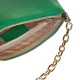 Geanta cu lant pentru mana sau bareta umar Piele Verde - Alora Geanta cu lant pentru mana sau bareta umar Piele Verde - Alora