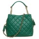 Geanta cu aspect matlasat Piele Verde - Lucia Geanta cu aspect matlasat Piele Verde - Lucia