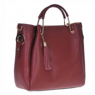 Geanta Eleganta din Piele Rosie - Vivienne Geanta Eleganta din Piele Rosie - Vivienne