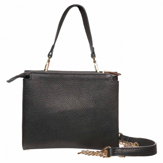 Geanta Dama Eleganta Piele Neagra - Lidia