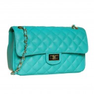 Geanta dama de umar Piele Verde Menta - Dalina