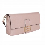 Geanta Dreptunghiulara, Piele Naturala Nude Roze - Aruka