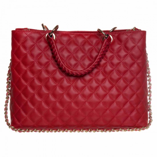 Geanta Piele Rosie cu aspect matlasat - Inne