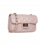 Geanta Mini Fashion Piele Matlasata Nude Roze - Agnes