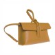 Geanta Mini Galben Mustar din Piele Naturala - Amora