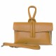 Geanta Mini Galben Mustar din Piele Naturala - Amora