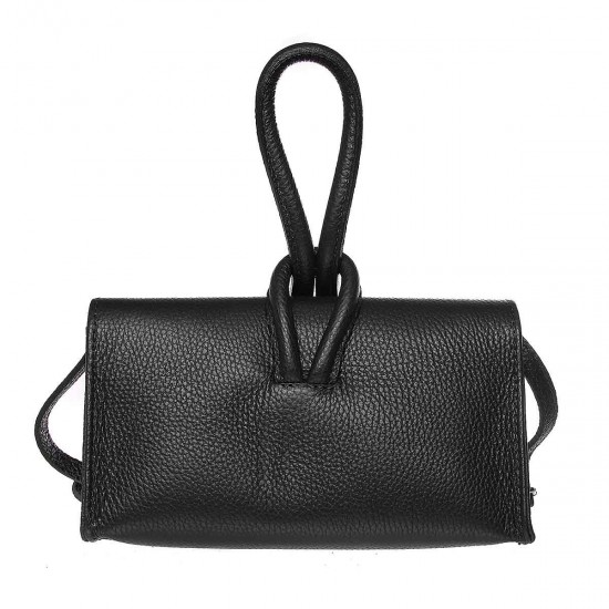 Geanta Mini Neagra din Piele Naturala - Amora