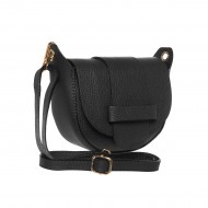 Geanta Neagra Crossbody Piele Naturala - Betsy