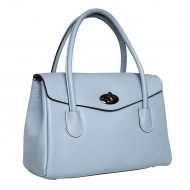 Geanta Office de mana din Piele Bleu Celeste - Amaia
