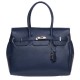 Geanta Office Eleganta Piele Bleumarin - Sandy