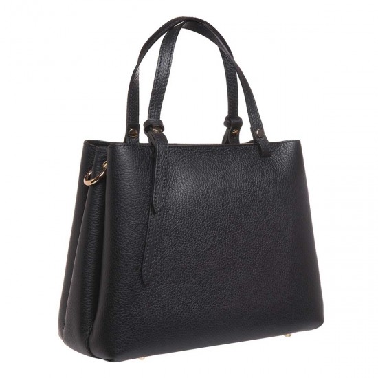 Geanta Neagra Office din Piele Neagra - Kamali Geanta Neagra Office din Piele Neagra - Kamali