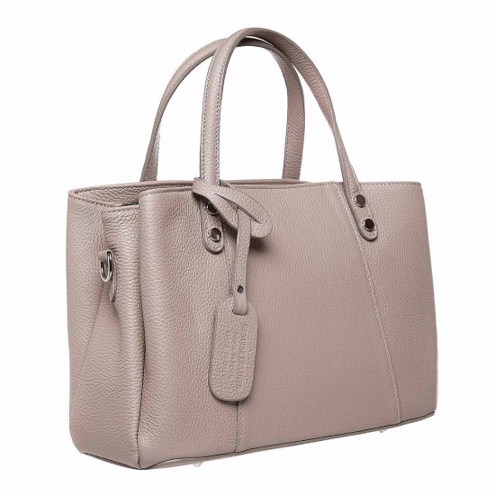 Geanta Dama model Office Piele Nude Inchis - Cate