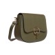 Geanta Crossbody din Piele Verde Kaki - Daria