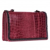 Geanta de umar din Piele Rosie - Verani Geanta de umar din Piele Rosie - Verani