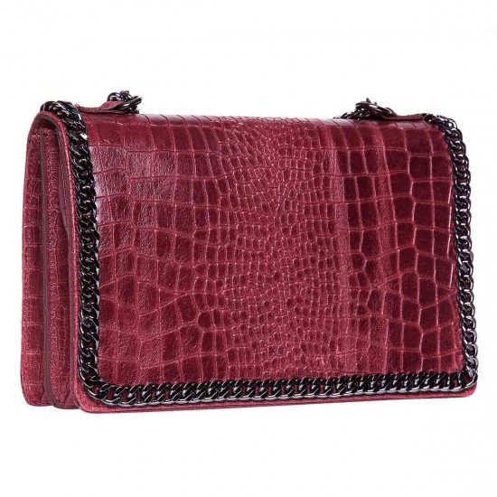 Geanta de umar din Piele Rosie - Verani