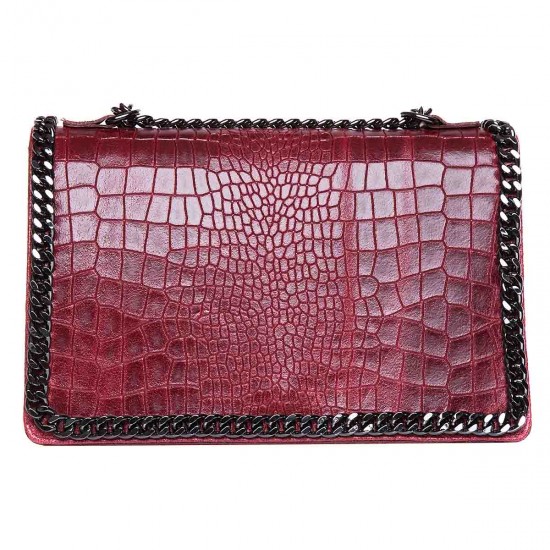 Geanta de umar din Piele Rosie - Verani