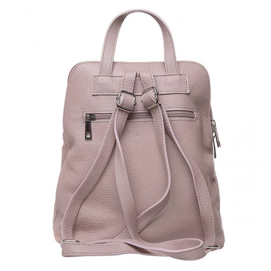 Rucsac Incapator pentru Femei Piele Naturala Nude Roze - Gracie
