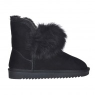 Ghete Dama cu blana Piele Intoarsa Neagra - Amira Ghete Dama cu blana Piele Intoarsa Neagra - Amira