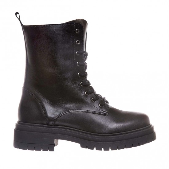 Bocanci Dama Casual din Piele Neagra - Rona