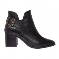 Botine Femei, Piele Neagra - Wasia