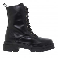 Ghete Negre din Piele Naturala - Carola