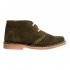 Ghete Safari Femei Piele Intoarsa Verde Kaki - Diva