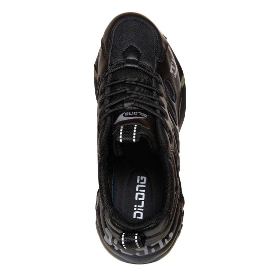 Adidasi Barbatesti Piele Eco Neagra - Bono