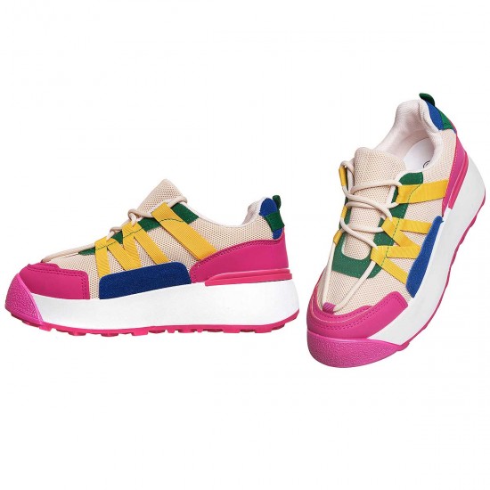 Adidasi Dama Casual Colorati - Ruby