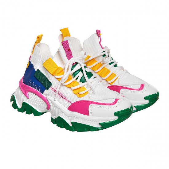 Adidasi Dama Multicolori - Olive