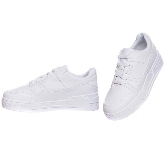 Adidasi Dama Piele Ecologica Alba - Naty