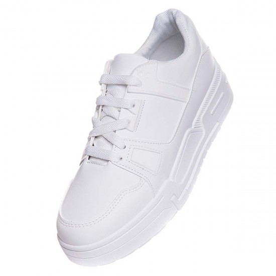 Adidasi Dama Piele Ecologica Alba - Naty