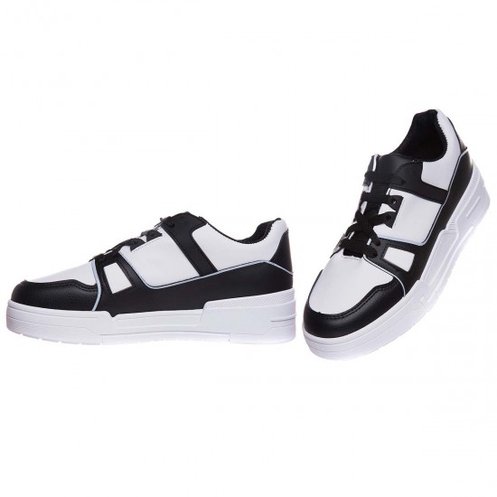 Adidasi Dama Piele Ecologica Neagra - Naty