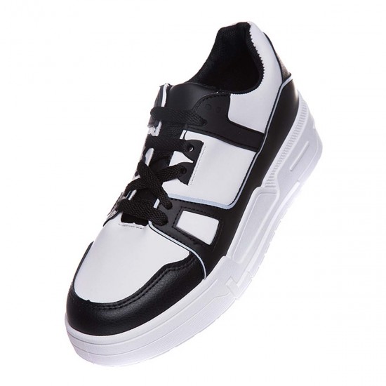 Adidasi Dama Piele Ecologica Neagra - Naty