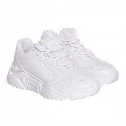 Adidasi Dama Albi Piele Ecologica - Katy