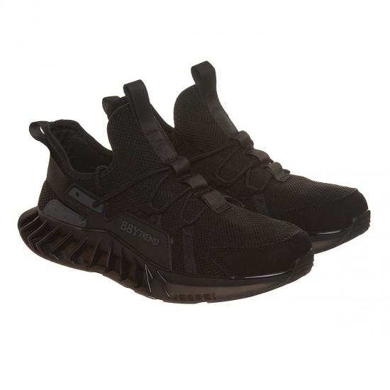 Adidasi Barbati Negri material textil - Ermin