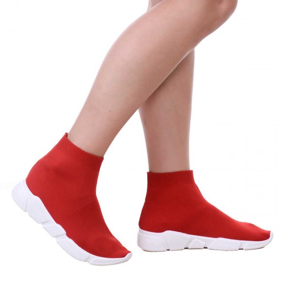 Adidasi Dama Rosii din Textil - Angie