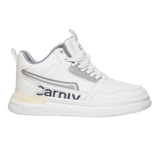 Sneakers Barbati Albi Piele Ecologica Premium - Arnav