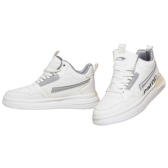 Sneakers Barbati Albi Piele Ecologica Premium - Arnav