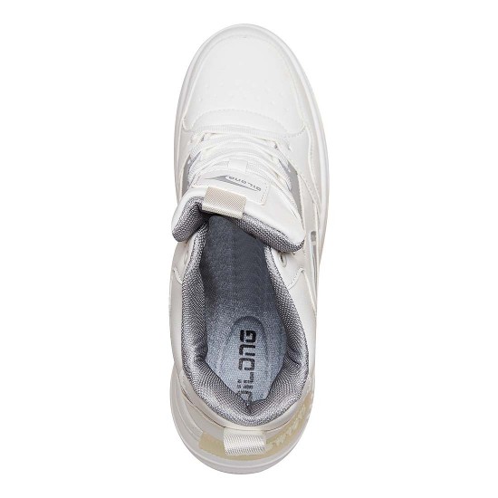 Sneakers Barbati Albi Piele Ecologica Premium - Arnav