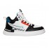 Sneakers Barbati Alb Negru Piele Ecologica Premium - Arnav