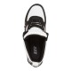 Sneakers Barbati Piele Ecologica Alb cu Negru - Mohan
