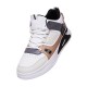 Sneakers Barbati Piele Ecologica Alb-Gri-Crem - Blake