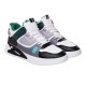 Sneakers Barbati Piele Ecologica Alb-Gri-Verde - Blake Sneakers Barbati Piele Ecologica Alb-Gri-Verde - Blake